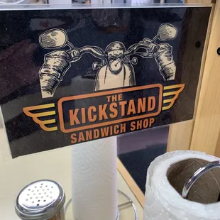 a sign for a sandwich shop