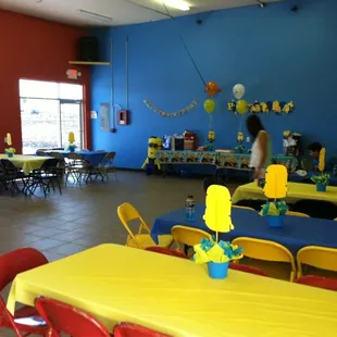 Big space for plenty of people.