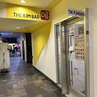 Entrance to The Kimbap
