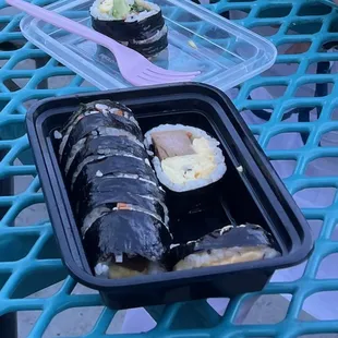 Spicy Chicken Kimbap