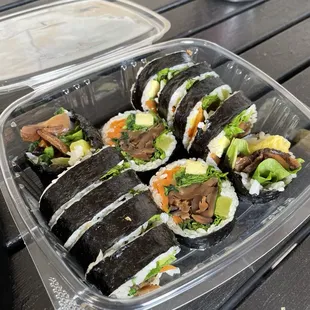 Mushroom Kimbap