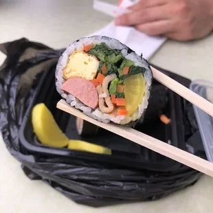 Sausage Kimbap