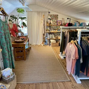 Upstairs 2nd floor tiny loft area (watch your head and stairs are steep!) but so many fun unique goodies await up there! (Also see my vid)