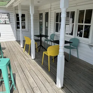 Outside sitting area