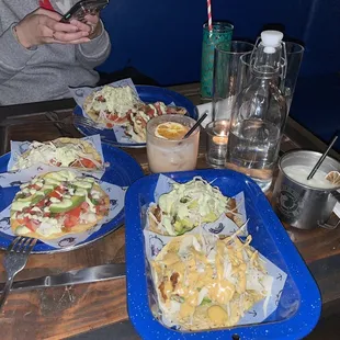 El Chamo Taco, El Tiron Taco, El Quesudo Quesadilla