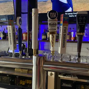 Germen hB lager German radeberher Pilsner  and local five boroughs from brooklyn