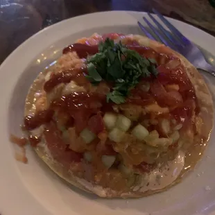 Fish ceviche.
