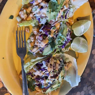 Shrimp Lettuce Wraps