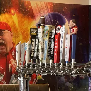 The Beers on Tap