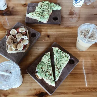Almond Butter Toast Breakfast