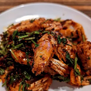 Spicy shrimp