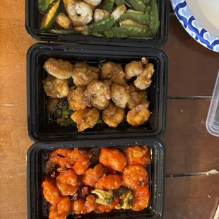 Shrimp with Snow Peas Shrimp - 907 Salt and Pepper Shrimp - 906 Empress Shrimp - 312