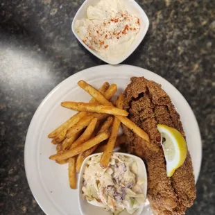 Cornmeal Catfish Plate