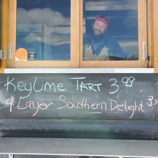 Haggan hanging out! Ready to cook up some tasty treats!