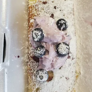 Blueberries and Cream Crepe