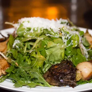 Urban Seed Salad : Mizuna, Tatsoi, Baby Romaine, Fennel, Whiskey Barrel Aged Shoyu Cherry Blossom Vinaigrette, Butter Braised Tokyo Turnips