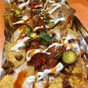 nachos, food