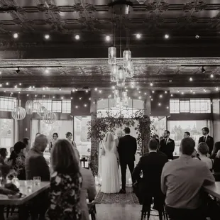 Wedding ceremony at The Kitchen!