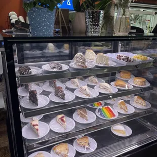 Dessert case upon entering