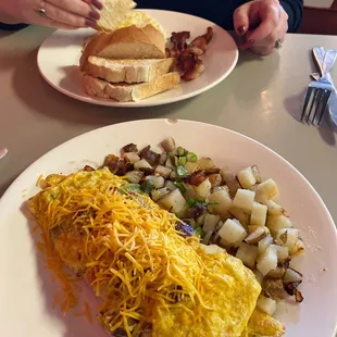 Breakfast Meat, ultimate omelette.