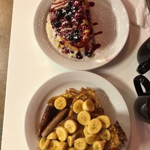 Banana French Toast &amp; Stuffed French Toast