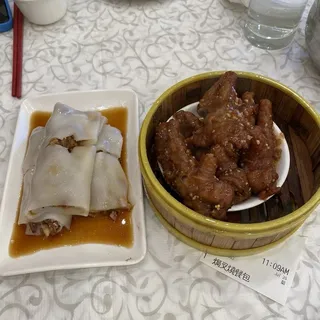 BBQ Pork Rice Noodle Roll
