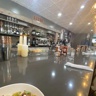 The bar area - where we ate