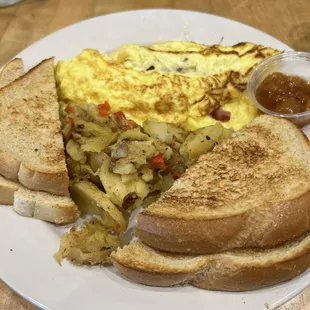 The piggy omelette