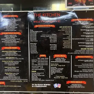 Menu.  Ain&apos;t nothing bad.