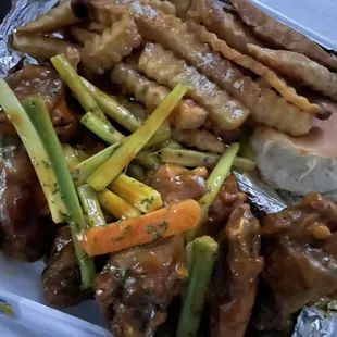 Flats &amp; Drums Wings Combo