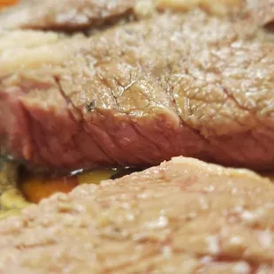 Prime rib was super tender and moist/juicy