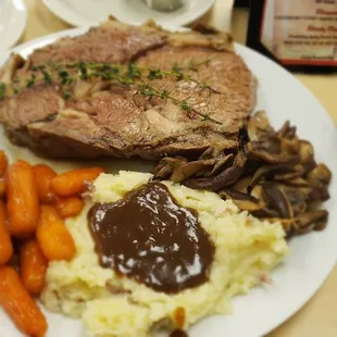 The prime rib dinner special