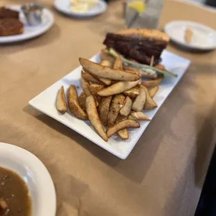 Pork Belly BLT and fries