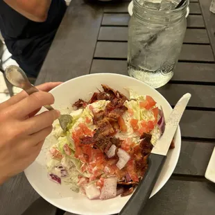 Candied Bacon Wedge Salad