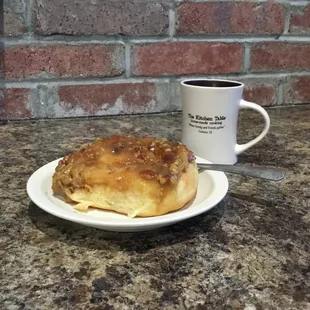 Caramel pecan roll...