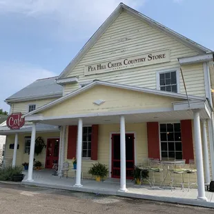 the outside of the building