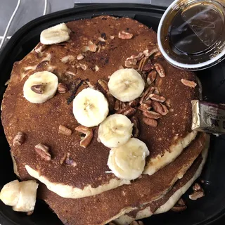 Banana Pecan Pancakes