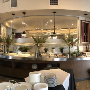 interior, sushi and sashimi