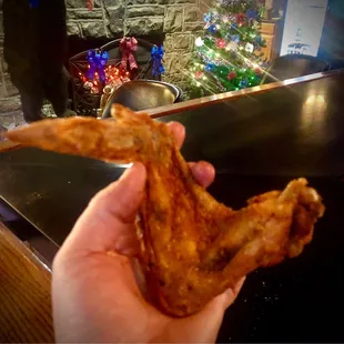 Jumbo dry wing - Look at this size!!