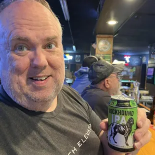 No beer on tap but good stuff in cans