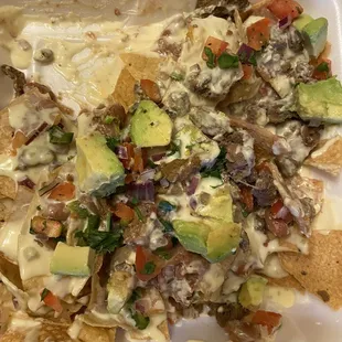Steak nachos