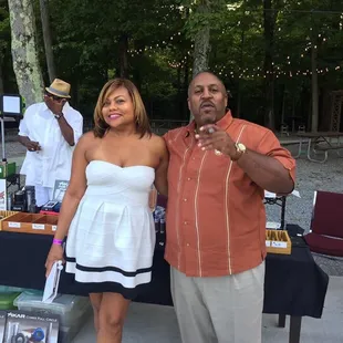Cigar station hosted by this guy! Nice selection!