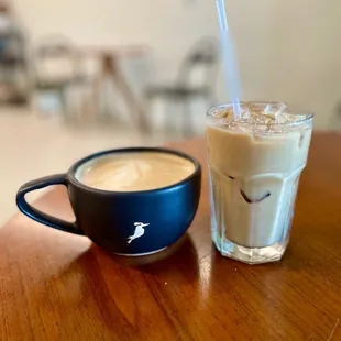 Hot and Iced Latte