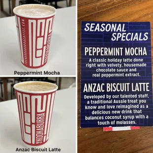 Seasonal Drinks (limited time only)