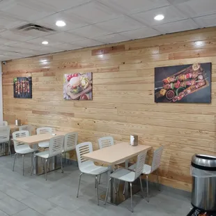 Opposite wall