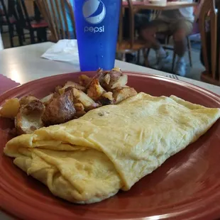 Veggie omelet no cheese