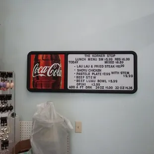 a coca cola sign