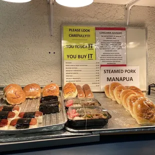 a variety of pastries