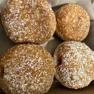 Raspberry sufganiot during Hanukkah
