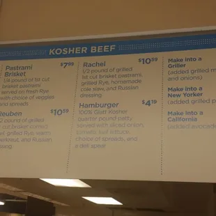 Kosher Beef Sandwiches